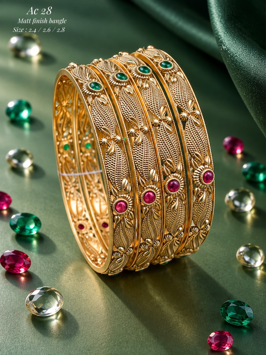 Antique Matt Bangles